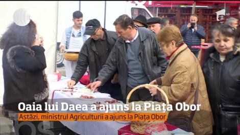Ministrul Petre Daea a mâncat pastramă de oaie de ziua lui