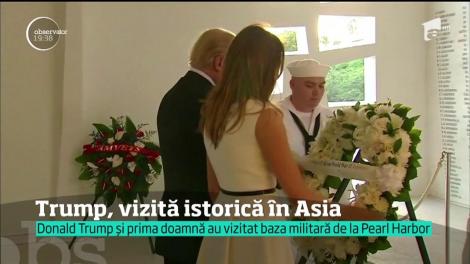 Donald Trump, vizită istorică în Asia