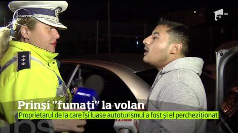 Doi tineri din Capitală, prinși sub influenţa substanţelor psihotrope, în timp ce se afla la volan