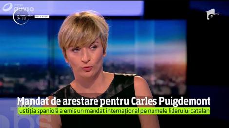 Mandat de arestare pentru Carles Puigdemont, liderul separatist catalan