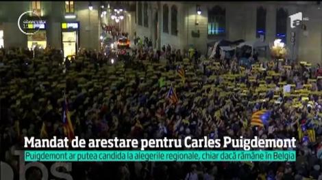 Mandat de arestare pentru Carles Puigdemont, liderul separatist catalan! Procedura de extrădare ar putea dura chiar și două luni