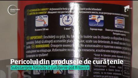 Produsele de curăţenie, adevărate bombe chimice
