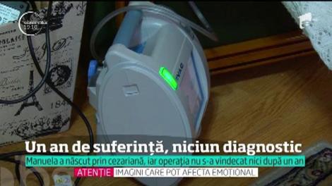 Deși a trecut un an, o mamă din Pitești nu se poate vindeca după operaţia de cezariană