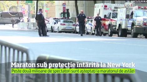 Maraton sub protecție întărită la New York