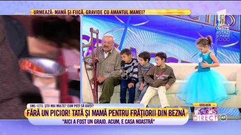 Lacrimi curg șiroaie! Drama tatălui fără un picior e tulburătoare: ”La mormântul mamei lor îmi găsesc puterea de a merge mai departe!”