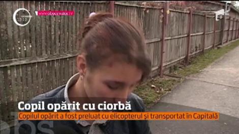 Un copil de doar 1 an şi 9 luni din judeţul Gorj a ajuns în stare gravă la spital după ce s-a opărit cu ciorbă