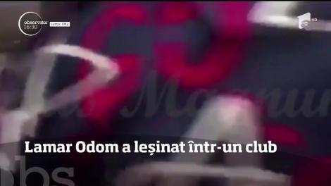 Fostul star al baschetului american, Lamar Odom, a leșinat într-un club. Fostul soţ al lui Khloe Kardashian băuse fără oprire