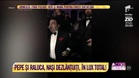Adi Minune, show la nunta de milioane a lui Miguel, fratele lui Pepe. Manelistul s-a pus în genunchi în fața invitaților!