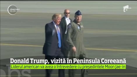 Donald Trump vizită oficială în Coreea de Sud, alături de Prima Doamnă a Statelor Unite