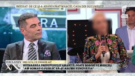 Marcel Toader, despre soția: ”Dacă își asuma public statutul de amantă, astăzi nu eram aici”