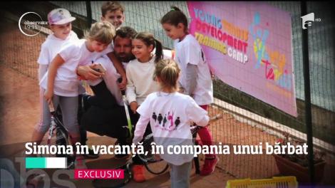 Simona Halep în vacanță, în compania unui bărbat