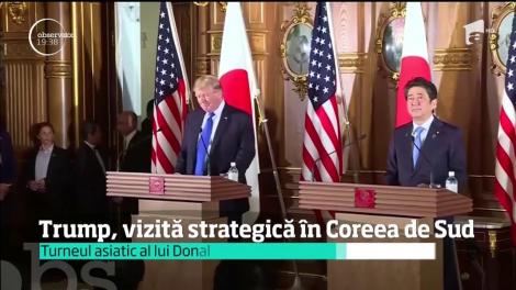 Trump, vizită strategică în Coreea de Sud