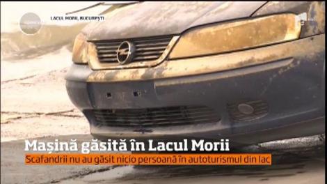 O maşină a fost găsită în Lacul Morii din Capitală! Ce au descoperit scafandrii la fața locului