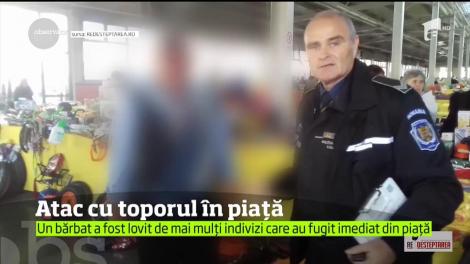 Atac sângeros în mijlocul unei pieţe din Lugoj
