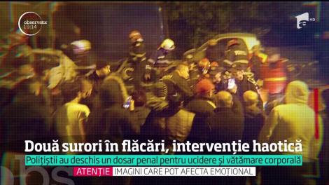 Accident teribil în Capitală! Două surori au ars în flăcări