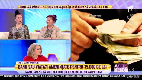 Eugenia, tânăra amenințată pentru 15 mii de lei, ofertă din partea unui angajat de la casa de pariuri