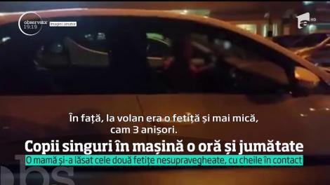 Două fetițe, lăsate singure în mașină, o oră și jumătate, cu cheile în contact. Ce s-a întâmplat, după ce una dintre micuțe, în vârstă de 3 ani, a pornit motorul: "Atunci m-am alarmat"