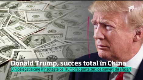Donald Trump, succes total în China
