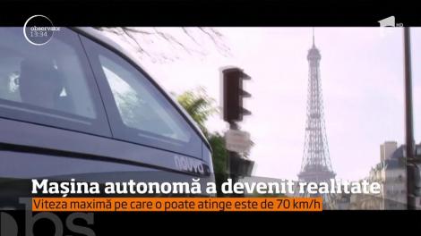O companie franceză a lansat prima maşină fără şofer!