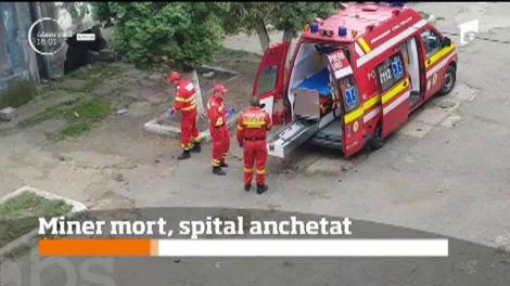 Ministerul Sănătății anchetează cauza exactă a morții minerului de la Uricani