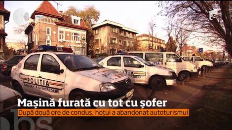 Culmea hoției s-a întâmplat la Cluj! Un hoț a furat mașina cu tot cu șofer!