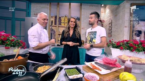 Chef Constantin Ghimpu a gătit un deliciu de zile mari! Cum se face rețeta de pește cu sos de lămâiţă, dar și ce alte idei de gătit ne mai vin!