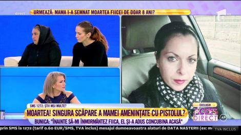 Bunica Mariana își acuză ginerele pentru moartea fiicei sale: "A tuns-o cu cuțitul în fața copiilor"