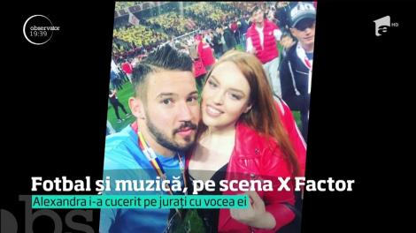 Fotbal și muzică, pe scena X Factor