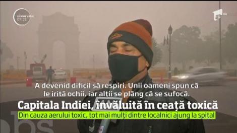 Capitala Indiei e sub stare de urgenţă din cauza nivelului extrem de ridicat de poluare