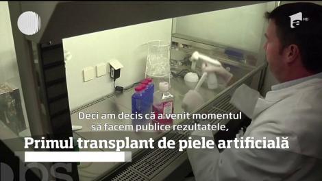 Un grup de doctori din Germania au realizat în premieră mondială primul transplant de piele artificială creată în laborator