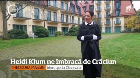 Heidi Klum ne îmbracă de Crăciun! Articolele din noua generație vor ajunge și în magazinele din România