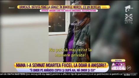 O mamă i-a semnat sentința la moarte fiicei de doar opt ani, bolnavă de cancer: "Îi omor pe amândoi copiii și după aia, mă omor și eu. Îi iau cu mine în sicriu"