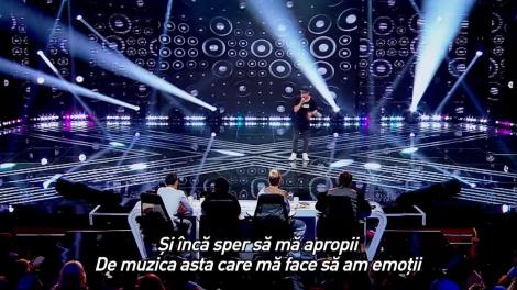 Melodie din repertoriul propriu. Vezi interpretarea lui Răzvan Șurche, la X Factor!