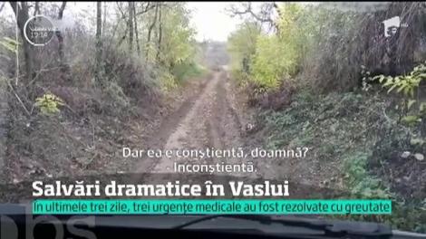 O femeie bolnavă a fost cărată aproape un kilometru pe targă, pentru că ambulanţa nu a putut ajunge la ea!