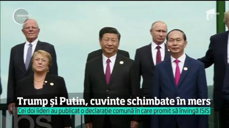 Doi dintre cei mai importanţi lideri ai planetei s-au întâlnit în Vietnam. Donald Trump şi Vladimir Putin au şi-au strâns mâna şi au luat decizii importante