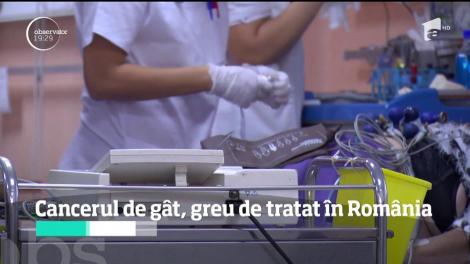 Cancerul din zona gâtului şi a capului, greu de tratat în România