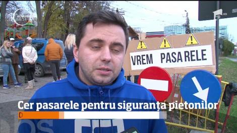 30 de oameni au protestat pe Drumul European 85, la intrarea în Iaşi dinspre Târgu Frumos!