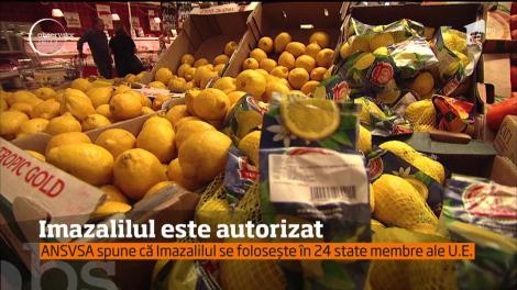 Autoritatea Naţională Sanitară Veterinară şi pentru Siguranţa Alimentelor anunţă că Imazalilul este un pesticid autorizat