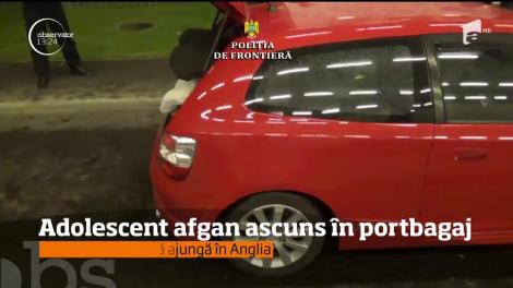 Ascuns în portbagajul unei maşini. Aşa a încercat să treacă un adolescent afgan frontiera la noi