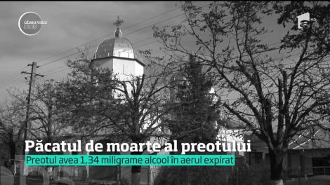 Un preot aproape de comă alcoolică a băgat un om în mormânt după ce a dat cu maşina peste el, în judeţul Galaţi