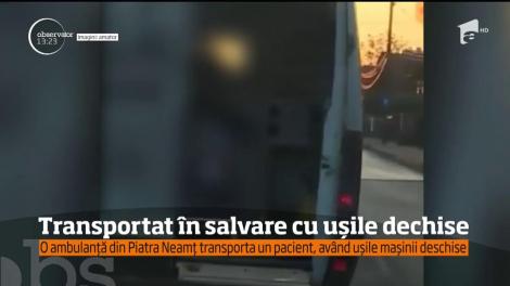 Scene incredibile au fost surprinse în Piatra Neamţ