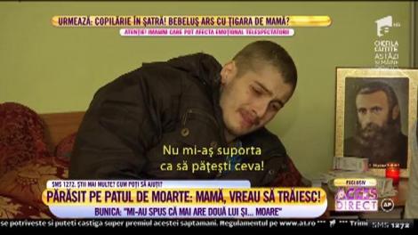 Drama lui Dorian, băiatul care numără zilele pe care le mai are de trăit, te va devasta! Bunica: "Mi-au spus că mai are două luni de trăit"