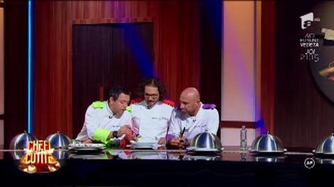Chefii au tăiat în care vie la jurizare! Chef Dumitrescu: "Pe bune?! E fix mâncare de puşcărie!”