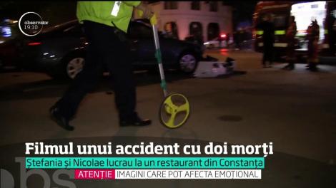 Un accident cumplit a fost surprins de camerele de supraveghere din Constanţa