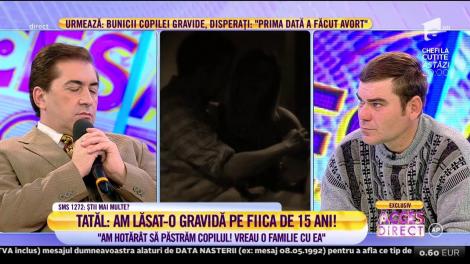 Virgil Şerban, bărbatul care a lăsat gravidă o fată de 15 ani: "Am decis să păstram copilul! Vreau o familie cu ea!"