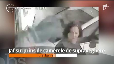 Un bărbat este căutat de poliţie după ce a furat bani şi bijuterii din aur dintr-o casă de schimb valutar şi amanet din Avrig