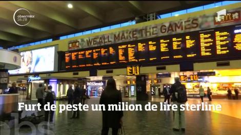 O valiză cu pietre preţioase în valoare de peste un milion de lire sterline a fost furată dintr-un vagon de tren din Marea Britanie!
