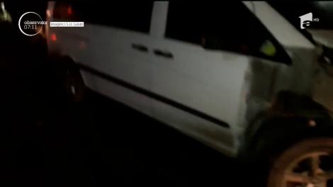 Accident în lanţ într-o localitate din judeţul Galaţi!