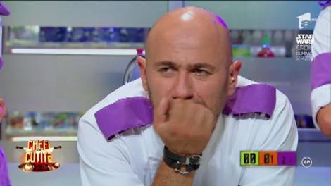 Echipa portocalie a câştigat o nouă probă! Chef Florin Dumitrescu: "Cred că s-a declarat oficial că sunt regele Saint Jacques-ului"