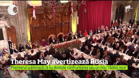 Premierul britanic Theresa May a criticat sever acţiunile Rusiei care, în opinia sa, ameninţă actuala ordine internaţională